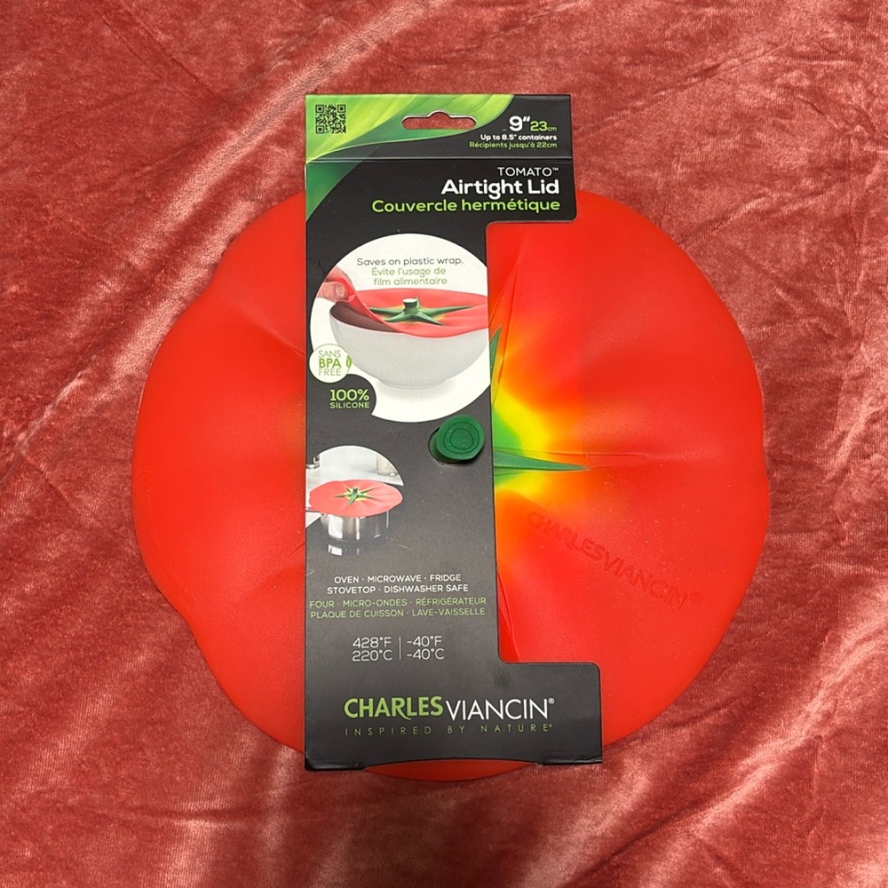 NIP - Tomato Airtight Lid by Charles Viancin
